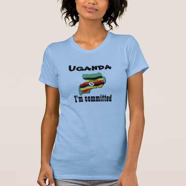 Uganda t-shirts-I'm committed T-Shirt (Front)