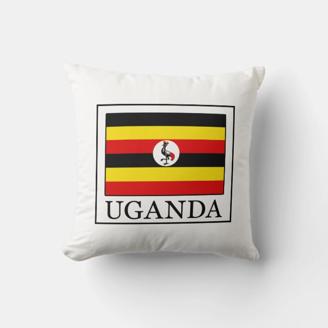 Uganda Throw Pillow (Front)