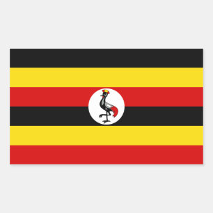 Uganda/Ugandan Flag Sticker