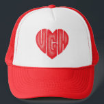 Ugh Heart Trucker Hat<br><div class="desc">Trucker Hat with "Ugh Heart" Graphic.</div>