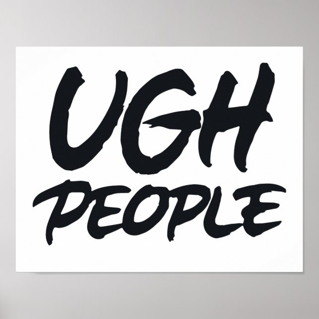 UGH People Poster (Front)