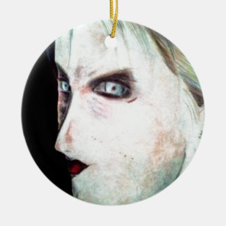 UGLY Angry Woman Ceramic Ornament
