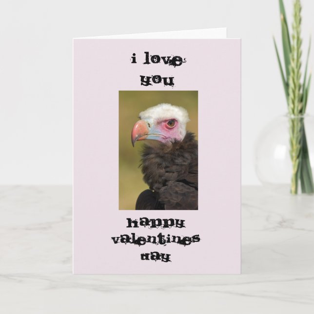 Ugly Bird Valentines Day Card (Front)