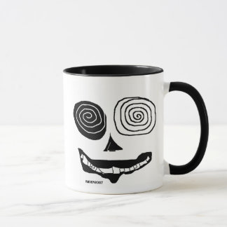 ugly black and white mug
