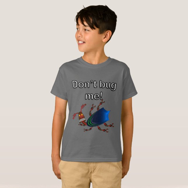 Ugly Bug - Kids' Hanes TAGLESS® T-Shirt (Front Full)