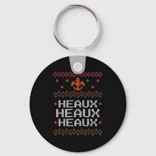Ugly Cajun Christmas Xmas New Orleans Southern Lou Keychain
