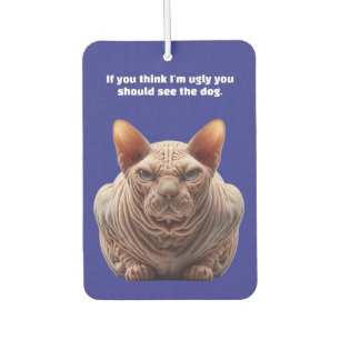 Ugly Cat Air Freshener