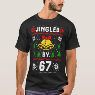 Ugly Christmas 67 Meme Design Funny Six Seven Hand T-Shirt