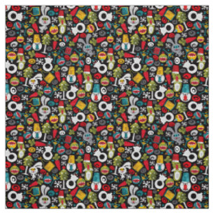 Ugly Christmas and Happy New Year Fabric