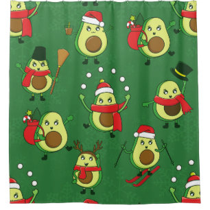 ugly christmas avocado santa winter