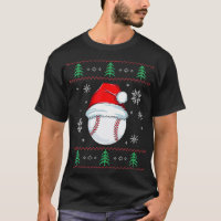 Ugly Christmas Baseball  Boys Kids Ball Santa Paja