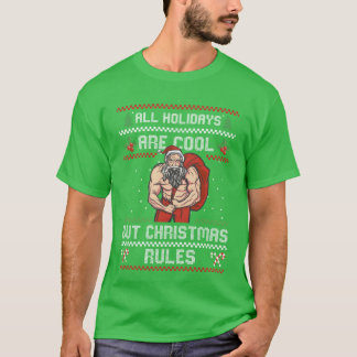 Ugly Christmas But Christmas Rules boy T-Shirt