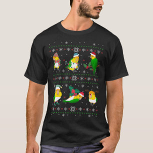 Ugly Christmas Caique Parrot Owner Holidays Birb m T-Shirt