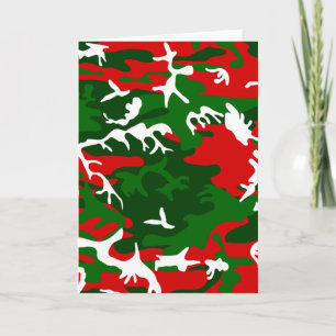 ugly christmas camo camouflage invitation