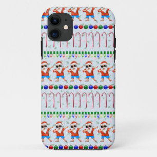 Ugly Christmas Dabbing Santa iPhone 11 Case