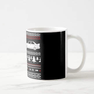 Ugly Christmas European Sports Car Mug