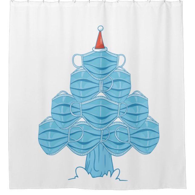 ugly christmas face mask tree (Front)