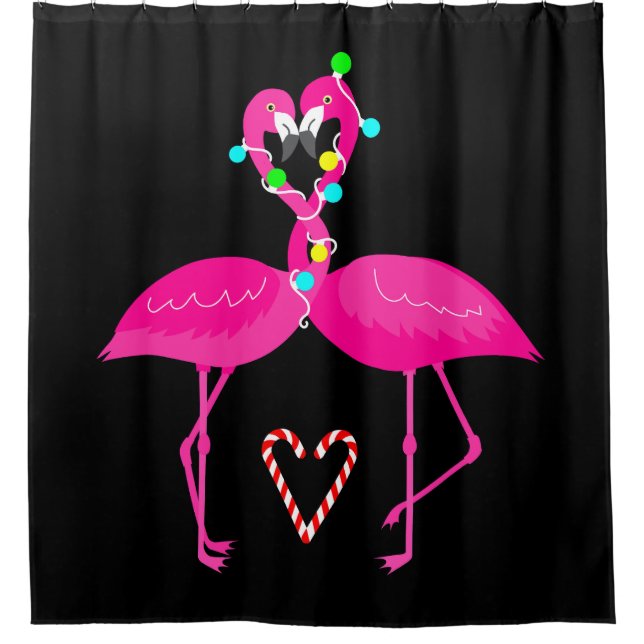 ugly christmas flamingo candy cane  (Front)