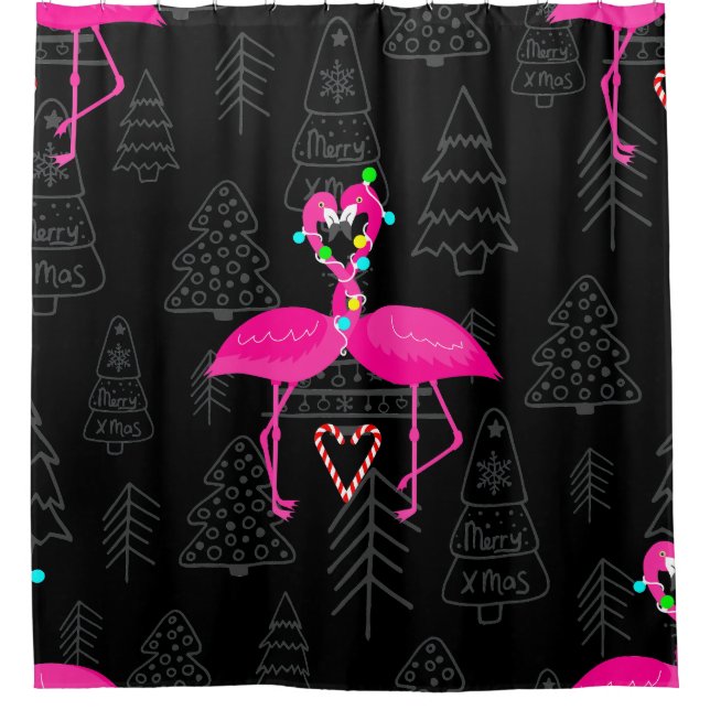 ugly christmas flamingo candy heart  (Front)