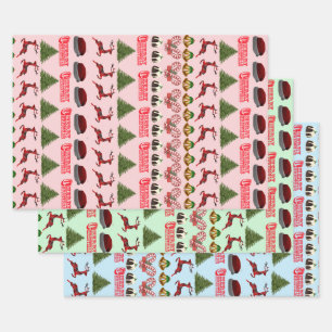 Ugly Christmas: Fun At Christmas Time Pattern, Wrapping Paper Sheet