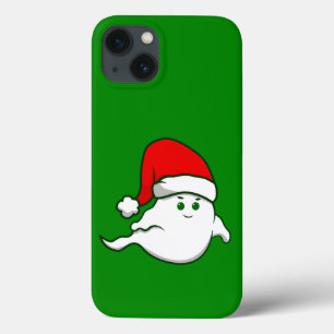 ugly christmas ghost spooky creepy green iPhone 13 case