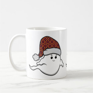 ugly christmas ghost spooky hotel carpet coffee mug