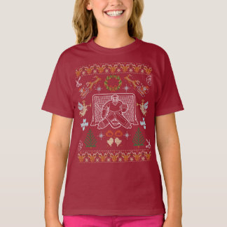 Ugly Christmas Hockey Goalie Sweater – Festive Hoc