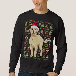 Ugly Christmas Labrador Dog Ugly Christmas Jumper  Sweatshirt