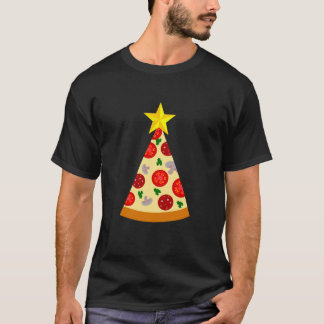 ugly christmas pizza tree funny italian xmas peppe T-Shirt