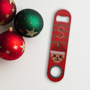 Ugly Christmas Red Santa Sloth Bottle Opener Speed Bottle Opener