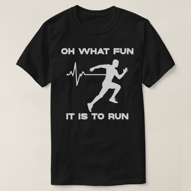 Ugly Christmas Running T-Shirt (Design Front)
