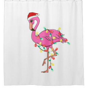 ugly christmas santa claus flamingo