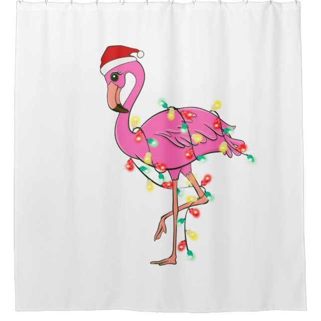 ugly christmas santa claus flamingo (Front)