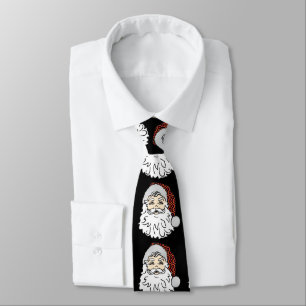 ugly christmas santa claus spooky hotel carpet tie
