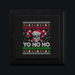 Ugly Christmas Santa Pirate Yo Ho Ho   Gift Box<br><div class="desc">Ugly Christmas Santa Pirate Yo Ho Ho</div>