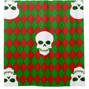  ugly christmas skull harlequin creepy