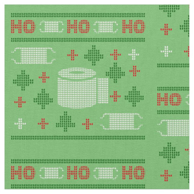 ugly christmas sweater 2020 fabric (Close Up)