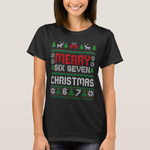 Ugly Christmas Sweater 67 Six Seven 6 7 Meme Funny