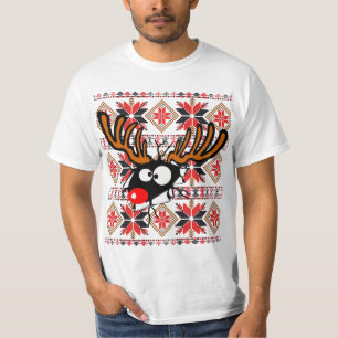 Ugly Christmas Sweater busting through