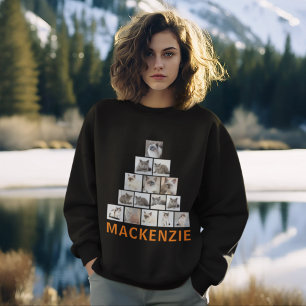 Ugly Christmas Sweater. College Photo Personalized Sweatshirt
