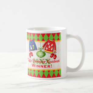 Ugly Christmas Sweater Contest Winner Mug