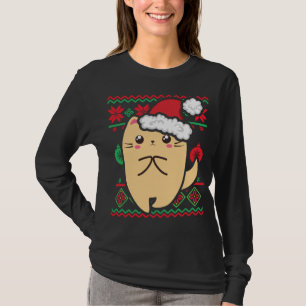 Ugly Christmas Sweater Cute Kawaii Anime Chibi Shy