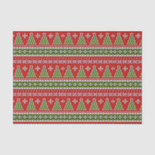 Ugly Christmas Sweater   Fair Isle Tissue Paper