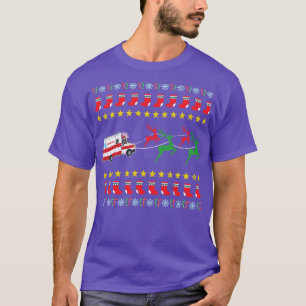 Ugly Christmas Sweater for Ambulance Driver Parame