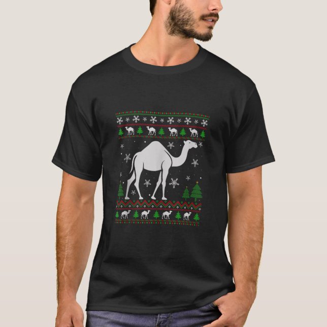 Ugly Christmas Sweater for Camel Lovers Funny Ugly (Front)