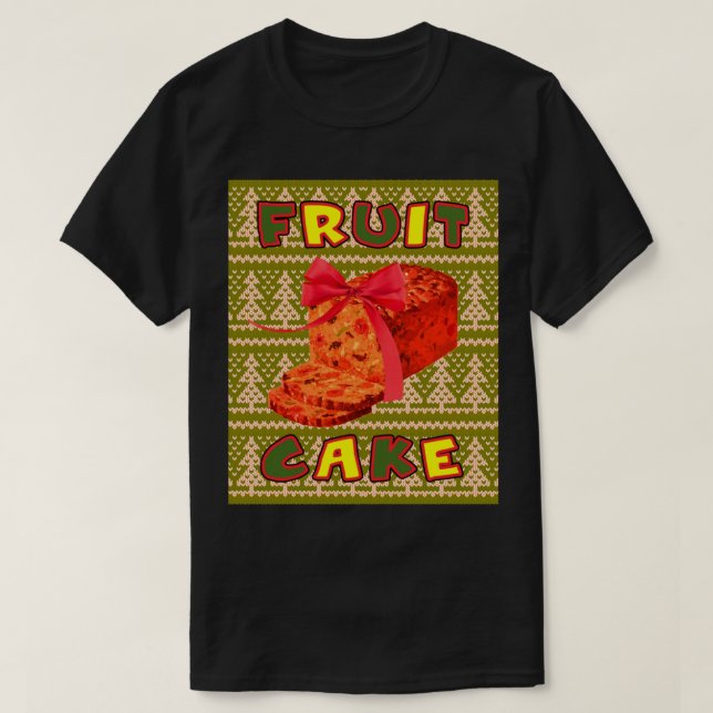 Ugly Christmas Sweater Fruitcake December Holiday  (Design Front)