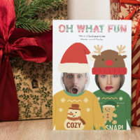 Ugly Christmas Sweater Funny Face Personalized