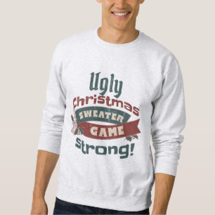 Ugly Christmas Sweater Game Strong! Funny Ash
