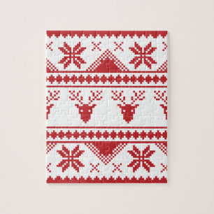 ugly christmas sweater jigsaw puzzle
