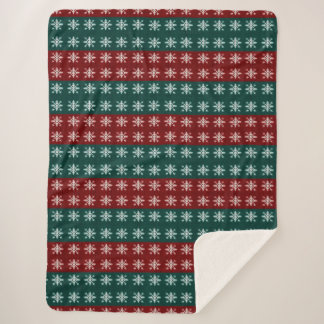 Ugly Christmas Sweater Knit Traditional Pattern 15 Sherpa Blanket